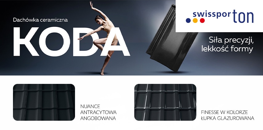 Siła precyzji, lekkość formy – dachówka ceramiczna KODA marki CREATON