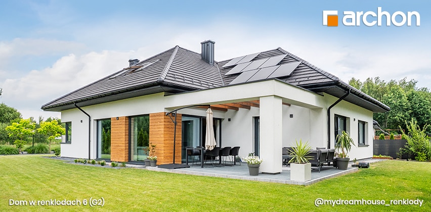 Dom w renklodach 6 (G2) – zrealizowane marzenie o nowoczesnej parterówce