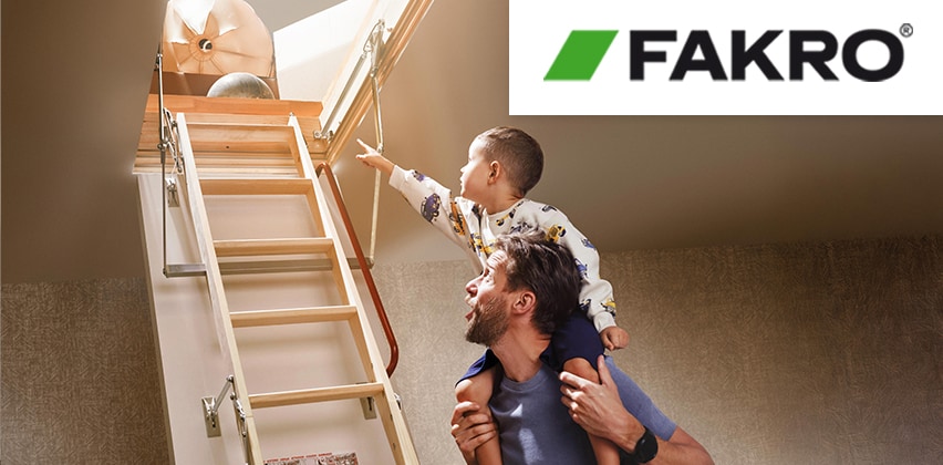 Schody strychowe GREENSTEP wygodne wejście na poddasze