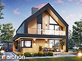„Dom w malinówkach 24” | w stylu nowoczesnej stodoły, do 70 m2 powierzchni zabudowy