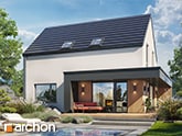 „Dom w lilijkach” | NOWOŚĆ Projekt domu do 70m2 powierzchni zabudowy 