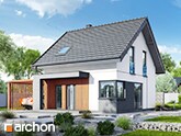 „Dom w borówkach (NE) OZE” | Projekt domu z wentylacją mechaniczną oraz pompą ciepła w standardzie