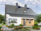 „Dom w kronselkach 3” | Nowoczesny projekt domu z poddaszem użytkowym 