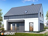 „Dom w roszponkach 3 (E) OZE” | Projekt domu z wentylacją mechaniczną w standardzie oraz pompą ciepła 